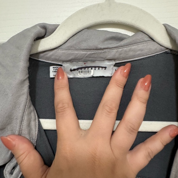 NWOT Free People Silky Samantha Patchwork Button Down - Picture 10 of 11